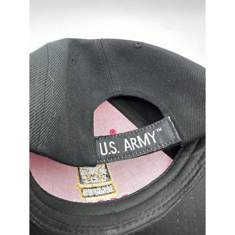 U.S. Warriors Proud U.S. Army Mom Baseball Cap Hat Pink Black Official Licensed - Picture 8 of 13
